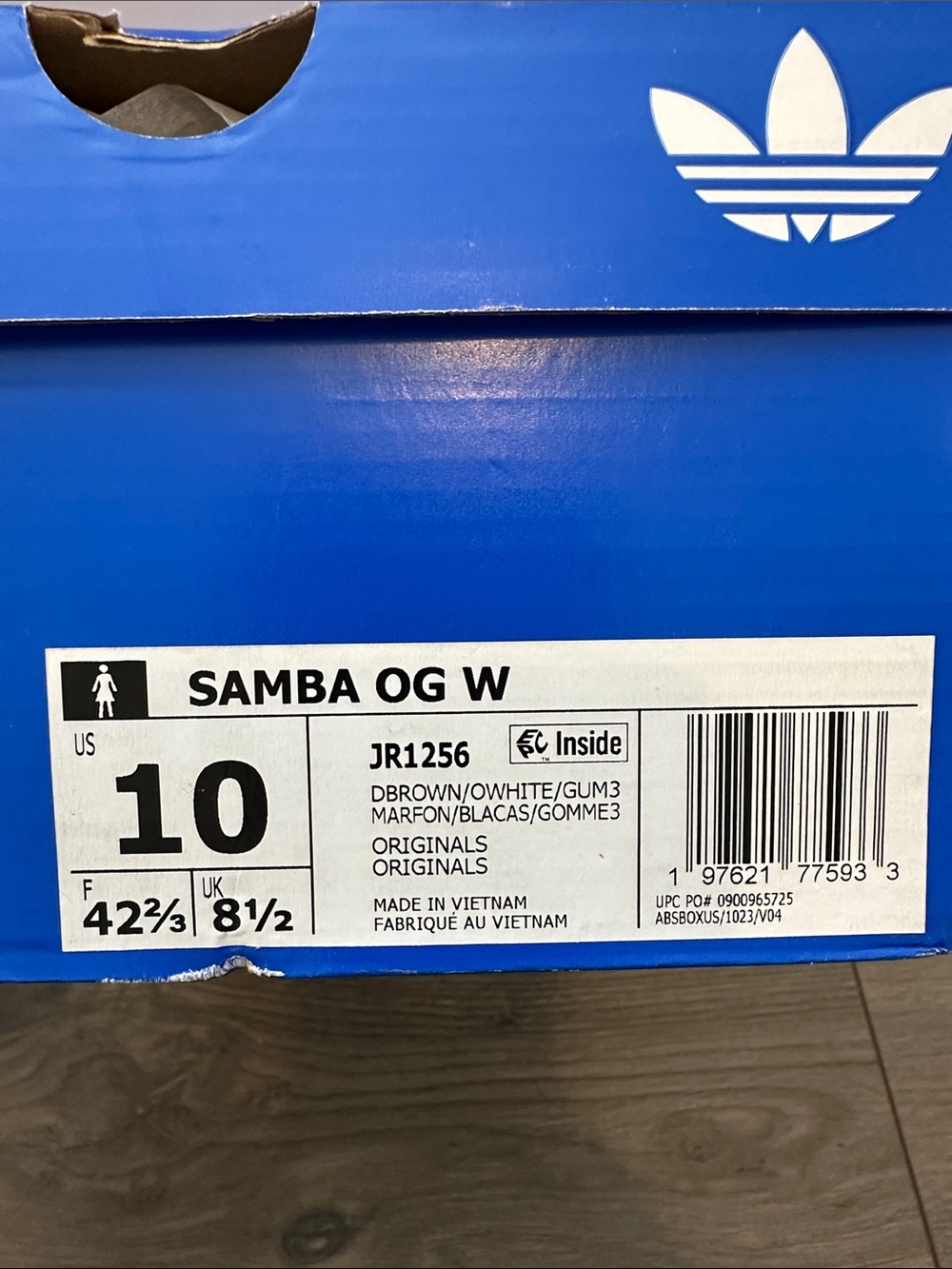 NWT Adidas Samba Cow Print Sneakers - Picture 2 of 5